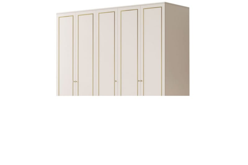 Meira Garderobsskåp 175x180 cm, Matt Vit