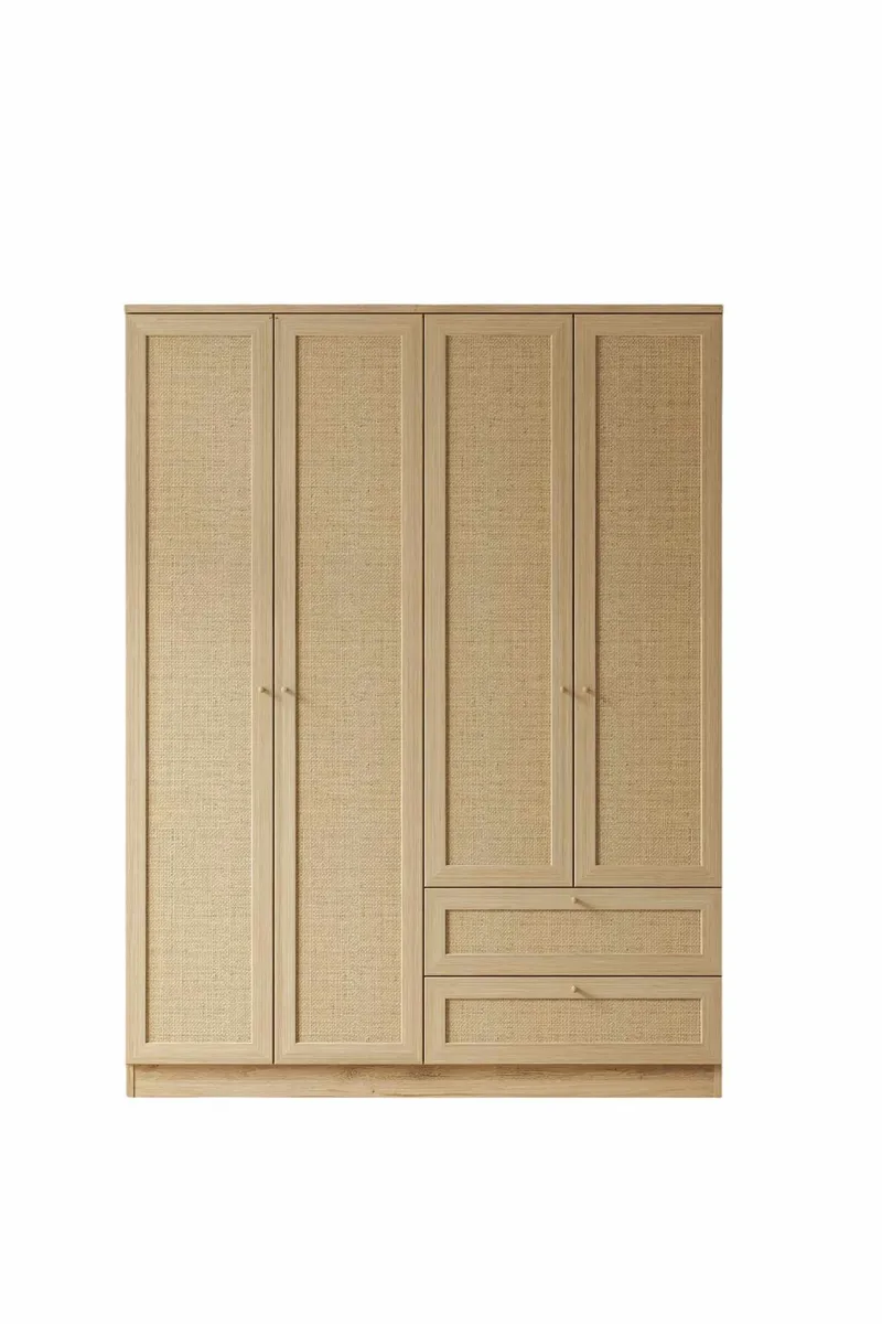 Meyloren Garderob 137x182 cm, Beige