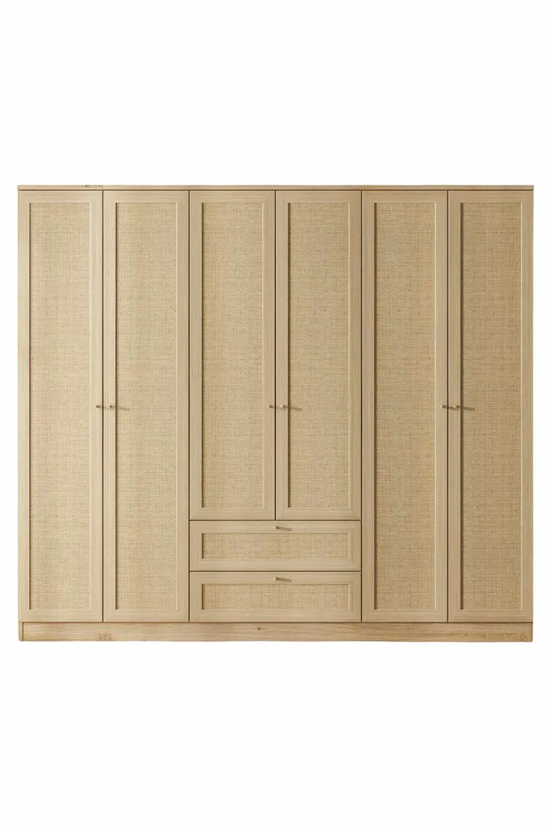 Meyloren Garderob 206x182 cm, Beige