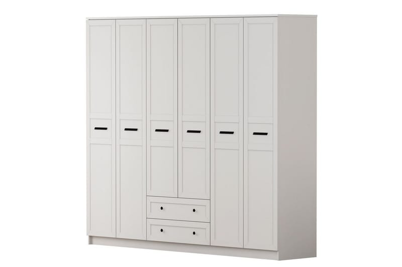 Meyra Garderob 210x184 cm, Vit