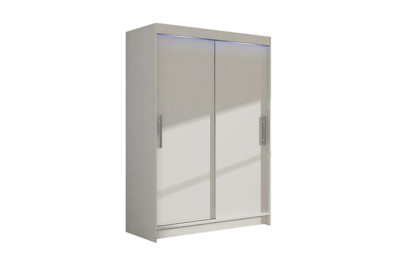 Miami Garderob 120x58x200 cm - Vit - Förvaring - Klädförvaring - Garderob & garderobssystem