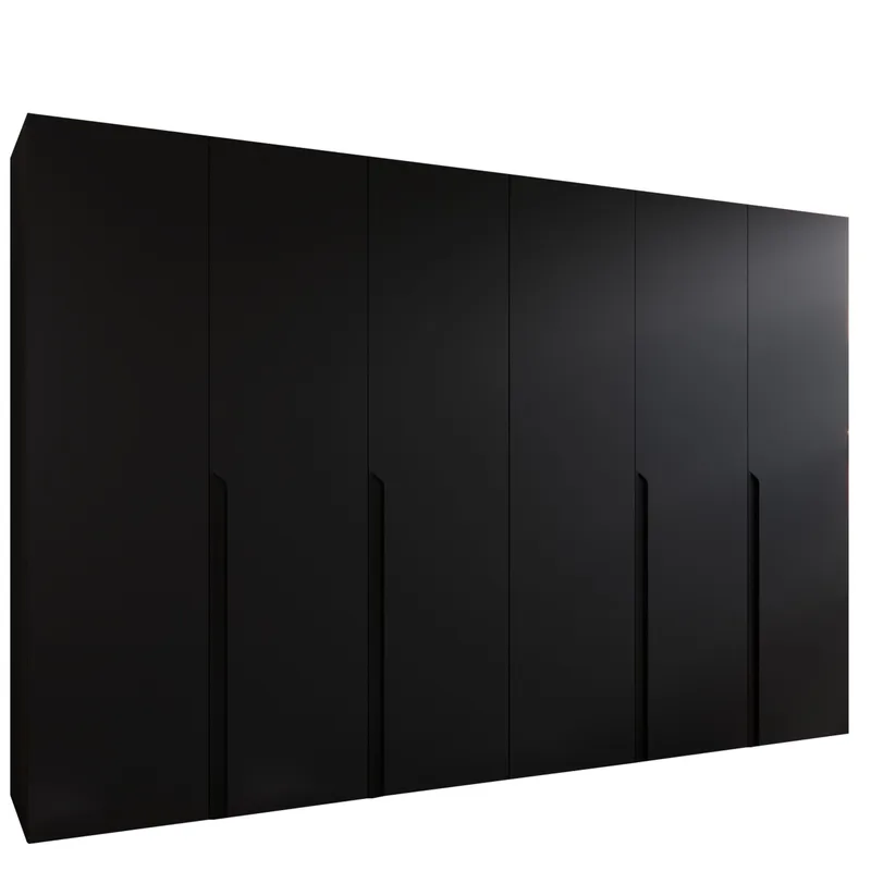 Milias Garderob 300x202 cm - svart - Förvaring - Klädförvaring - Garderob & garderobssystem - Klädskåp & fristående garderob