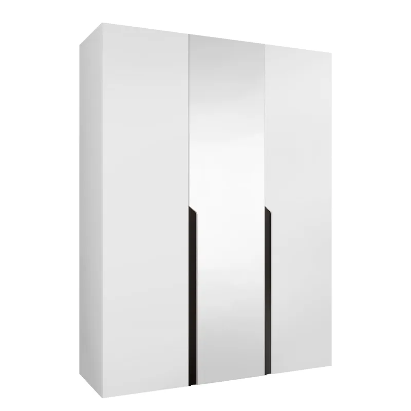 Milias Garderob med spegel 150x202 cm - vit - Förvaring - Klädförvaring - Garderob & garderobssystem