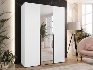 Milias Garderob med spegel 150x202 cm - vit - Förvaring - Klädförvaring - Garderob & garderobssystem