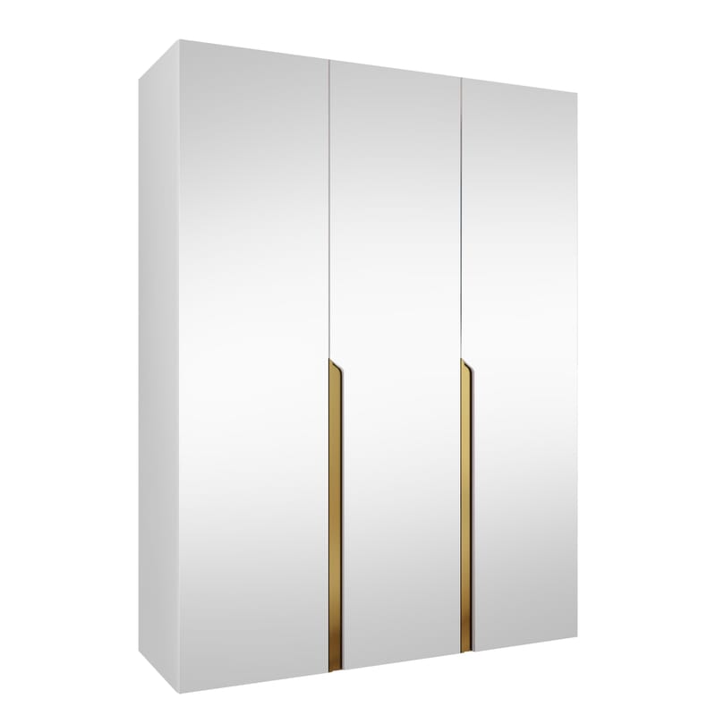 Milias Garderob med spegel 150x202 cm - vit - Förvaring - Klädförvaring - Garderob & garderobssystem