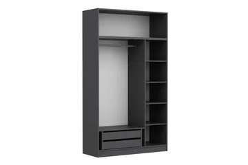 Minar Garderob 135 cm - Antracit - Förvaring - Klädförvaring - Garderob & garderobssystem