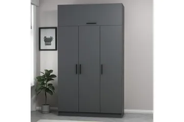 Minar Garderob 135 cm - Antracit - Förvaring - Klädförvaring - Garderob & garderobssystem