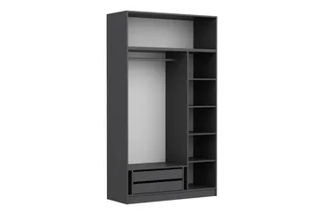 Minar Garderob 135 cm - Antracit - Förvaring - Klädförvaring - Garderob & garderobssystem