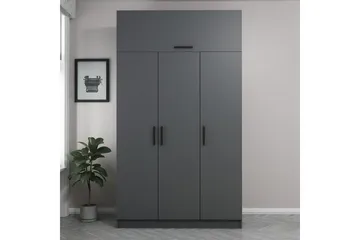 Minar Garderob 135 cm - Antracit - Förvaring - Klädförvaring - Garderob & garderobssystem