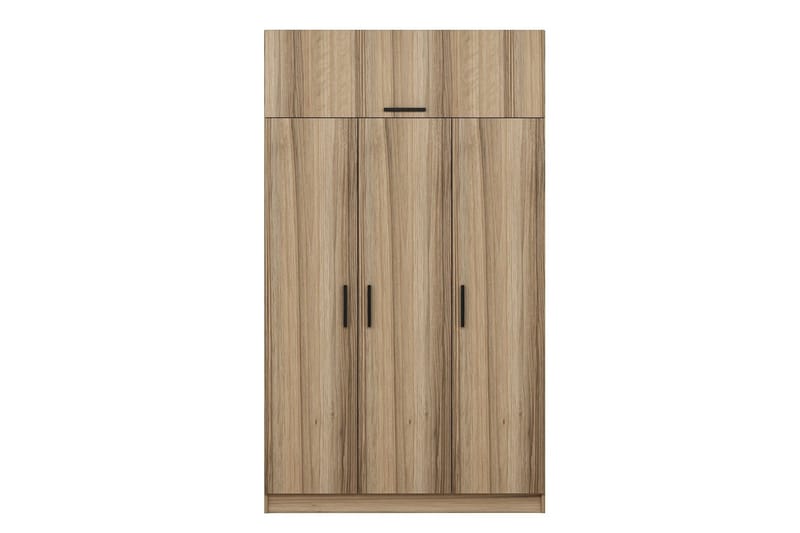 Minar Garderob 135 cm - Brun - Förvaring - Klädförvaring - Garderob & garderobssystem