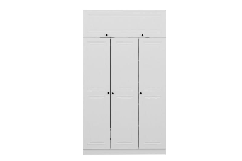 Minar Rektangulär Garderob 135 cm i Trä - Vit - Förvaring - Klädförvaring - Garderob & garderobssystem