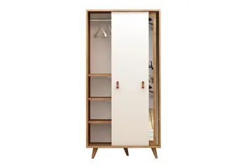 Mod Design Garderob Spegel - Trä/Vit - Förvaring - Klädförvaring - Garderob & garderobssystem