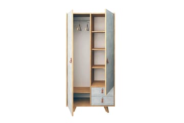 Mod Design Garderob - Trä/Grå - Förvaring - Klädförvaring - Garderob & garderobssystem