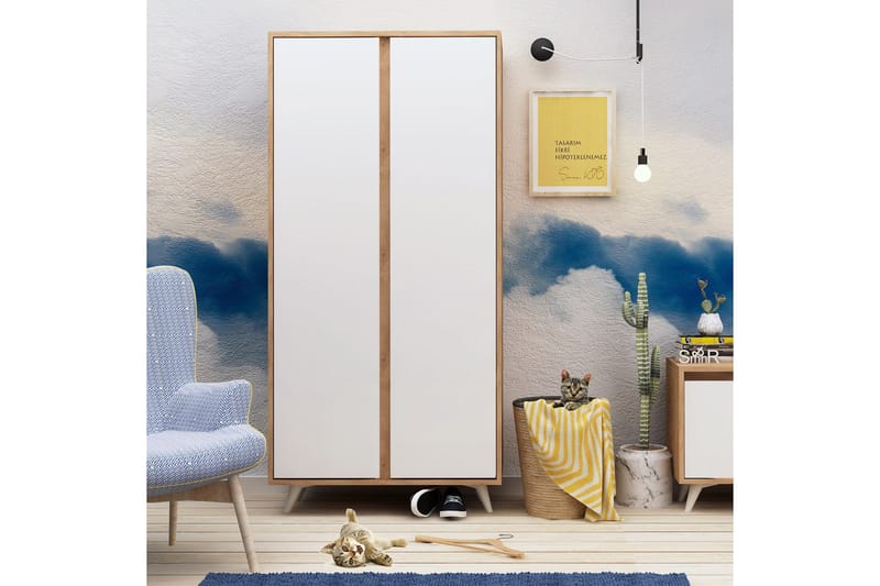 Mod Design Garderob - Trä/Vit - Förvaring - Klädförvaring - Garderob & garderobssystem