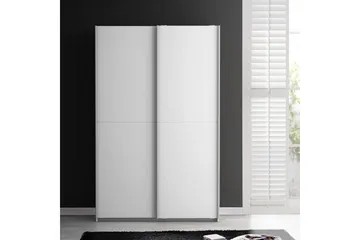 Molgaard Garderob 120x191 cm - Vit - Förvaring - Klädförvaring - Garderob & garderobssystem