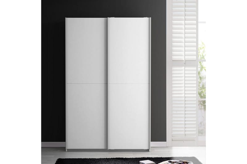 Molgaard Garderob 120x191 cm - Vit - Förvaring - Klädförvaring - Garderob & garderobssystem