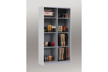 Molgaard Garderob 120x191 cm - Vit - Förvaring - Klädf örvaring - Garderob & garderobssystem
