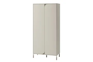 Monfort Garderob 92x201 cm - Beige - Förvaring - Klädförvaring - Garderob & garderobssystem