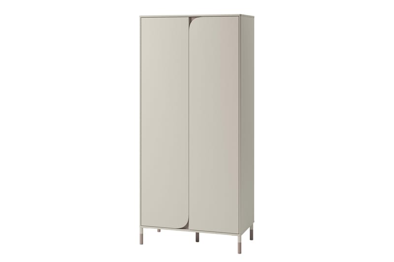 Monfort Garderob 92x201 cm - Beige - Förvaring - Klädförvaring - Garderob & garderobssystem