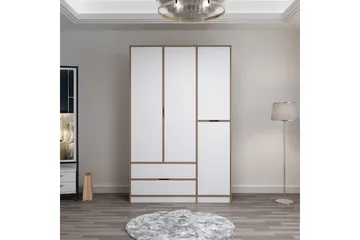 Munna Garderob 140x208 cm - Vit - Förvaring - Klädförvaring - Garderob & garderobssystem