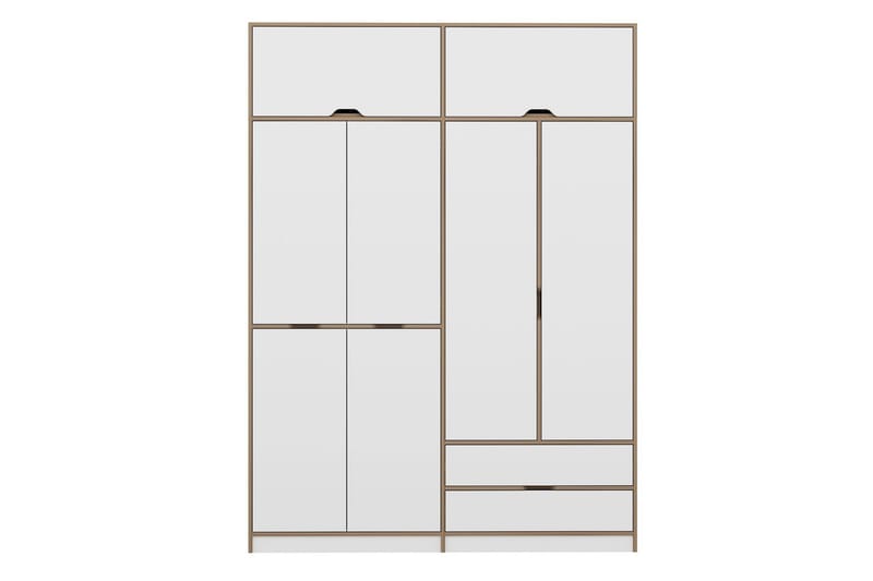 Munna Garderob 185x253 cm, Vit