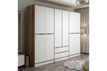 Munna Garderob 270 cm - Vit - Förvaring - Klädförvaring - Garderob & garderobssystem
