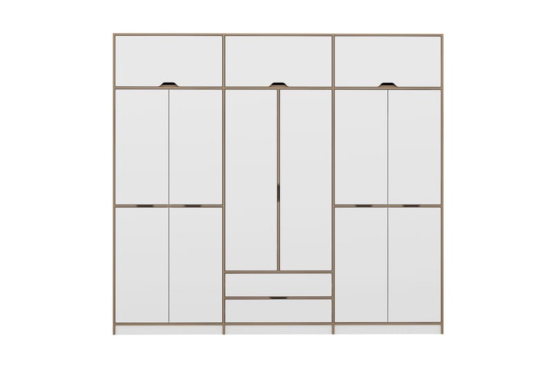 Munna Garderob 277x253 cm, Vit