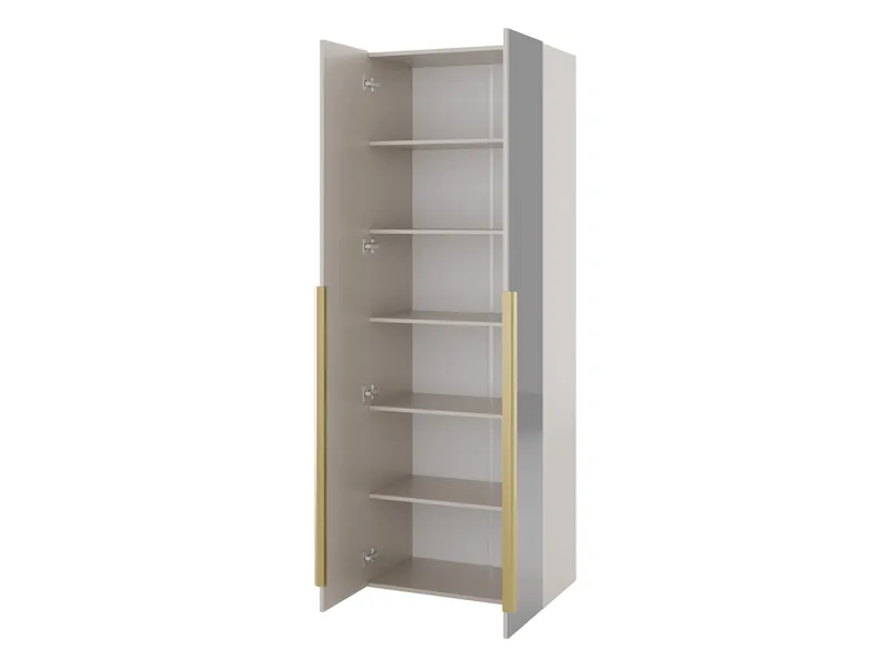 Myren Garderob med spegel 70 cm - beige - Förvaring - Klädförvaring - Garderob & garderobssystem
