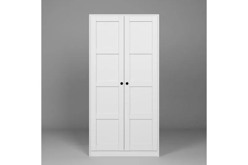 Nagouri Garderob 94x190 cm - Vit - Förvaring - Klädförvaring - Garderob & garderobssystem