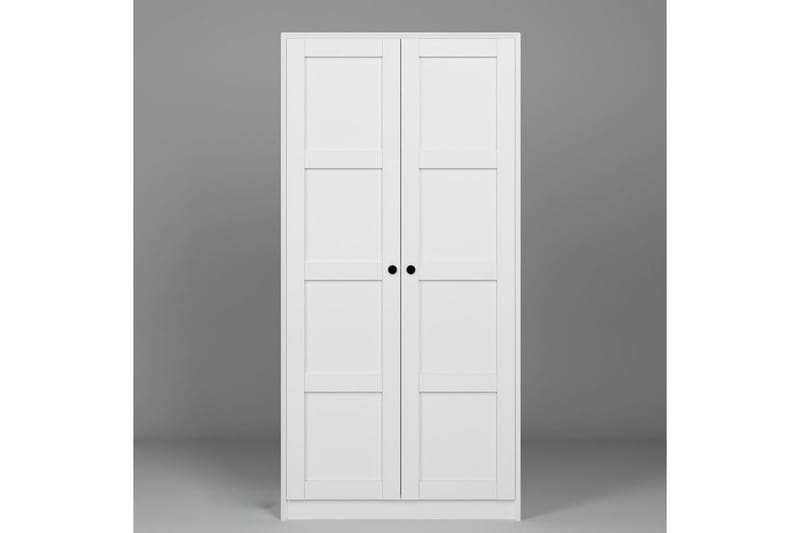 Nagouri Garderob 94x190 cm - Vit - Förvaring - Klädförvaring - Garderob & garderobssystem