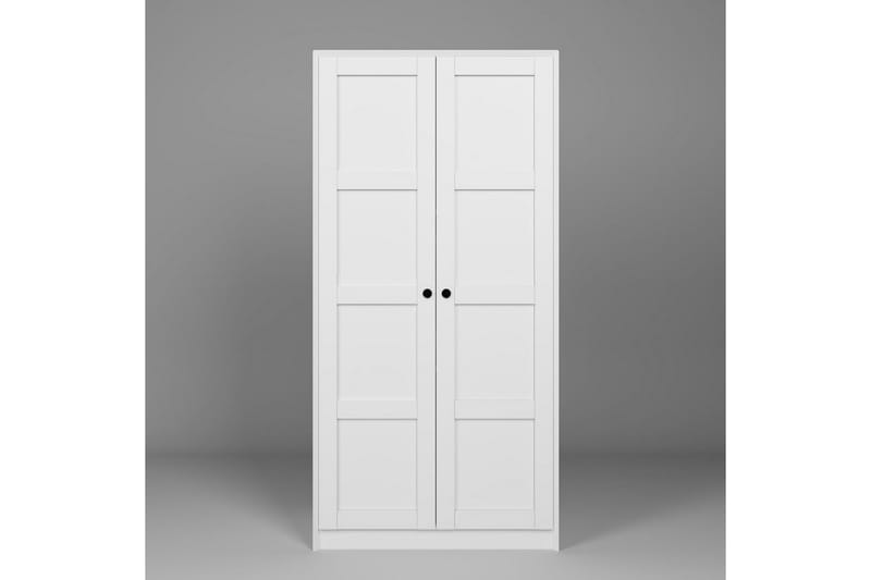 Nagouri Garderob 94x190 cm - Vit - Förvaring - Klädförvaring - Garderob & garderobssystem