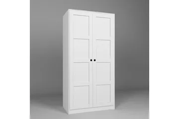 Nagouri Garderob till Hall 94x190 cm i Målat Trä - Vit - Förvaring - Klädförvaring - Garderob & garderobssystem