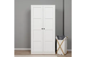 Nagouri Garderob till Hall 94x190 cm i Målat Trä - Vit - Förvaring - Klädförvaring - Garderob & garderobssystem