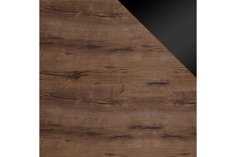 Najera Garderob 250x68,5x215 cm - Ek/Svart Högglans/Vit LED-Belysning - Förvaring - Klädförvaring - Garderob & garderobssystem - Klädskåp & fristående garderob