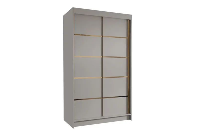 Narbonne Garderob 100x200 cm - Beige - Förvaring - Klädförvaring - Garderob & garderobssystem