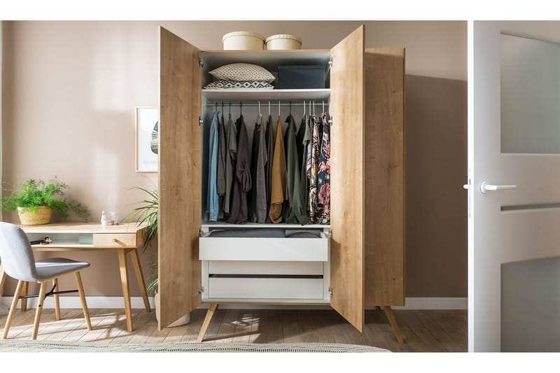 Nature Garderob Natur/Vit - VOX - Förvaring - Klädförvaring - Garderob & garderobssystem - Klädskåp & fristående garderob