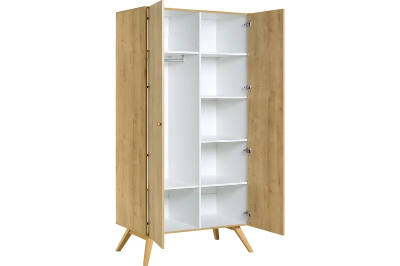 Nature Garderob Vit/Natur - Natur - Förvaring - Klädförvaring - Garderob & garderobssystem - Klädskåp & fristående garderob