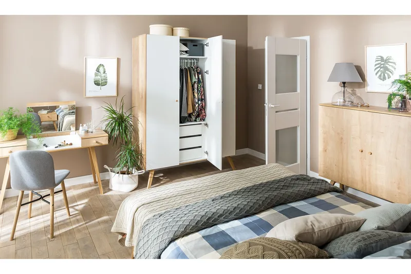 Nature Garderob Vit/Natur - VOX - Förvaring - Klädförvaring - Garderob & garderobssystem - Klädskåp & fristående garderob