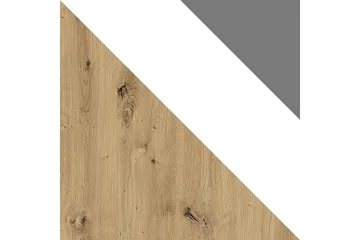 Nero Garderob 87 cm - Natur/Vit/Grå - Förvaring - Klädförvaring - Garderob & garderobssystem - Hörngarderob