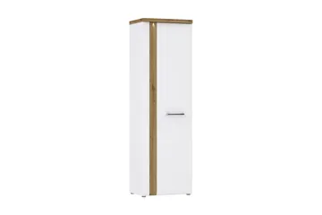 Nessebar Garderob 44x61 cm - Vit/Brun - Förvaring - Klädförvaring - Garderob & garderobssystem