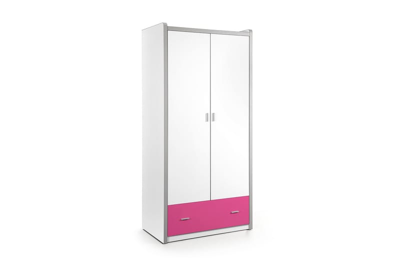 Nilda Garderob 3 Dörrar - Rosa - Garderob & garderobssystem - Barngarderob - Klädskåp & fristående garderob