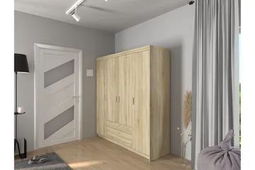 Norrbyn Garderob 53x190x176,3 cm - Sonomaek - Förvaring - Klädförvaring - Garderob & garderobssystem