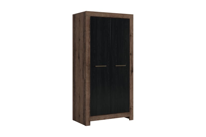 Olender Garderob 98x195 cm - Brun - Förvaring - Klädförvaring - Garderob & garderobssystem