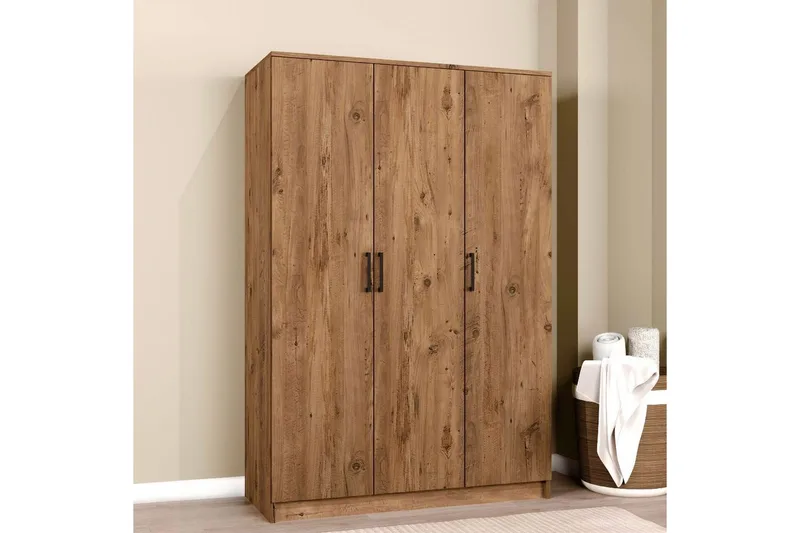 Olera Garderobsskåp 120x180 cm - Natur - Förvaring - Klädförvaring - Garderob & garderobssystem - Hörngarderob