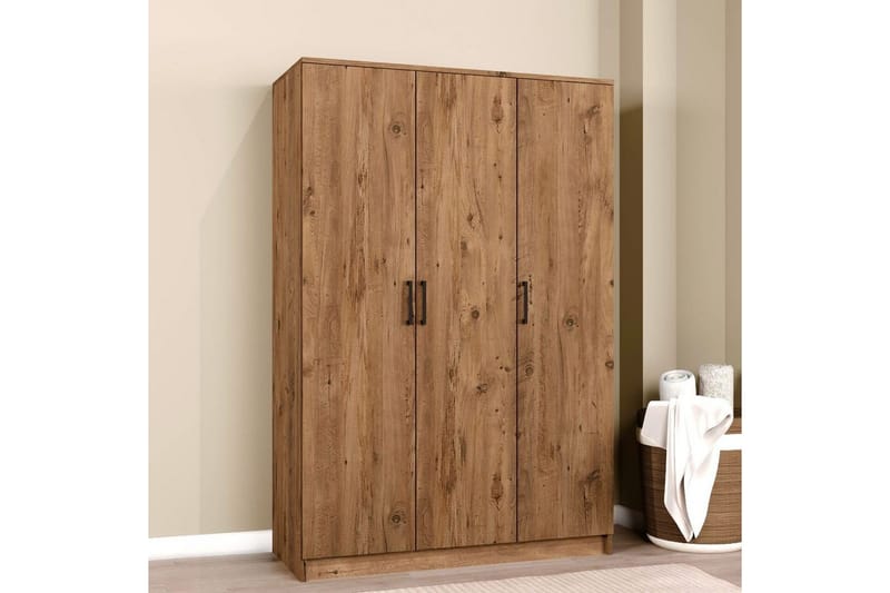 Olera Garderobsskåp 120x180 cm - Natur - Förvaring - Klädförvaring - Garderob & garderobssystem - Klädskåp & fristående garderob