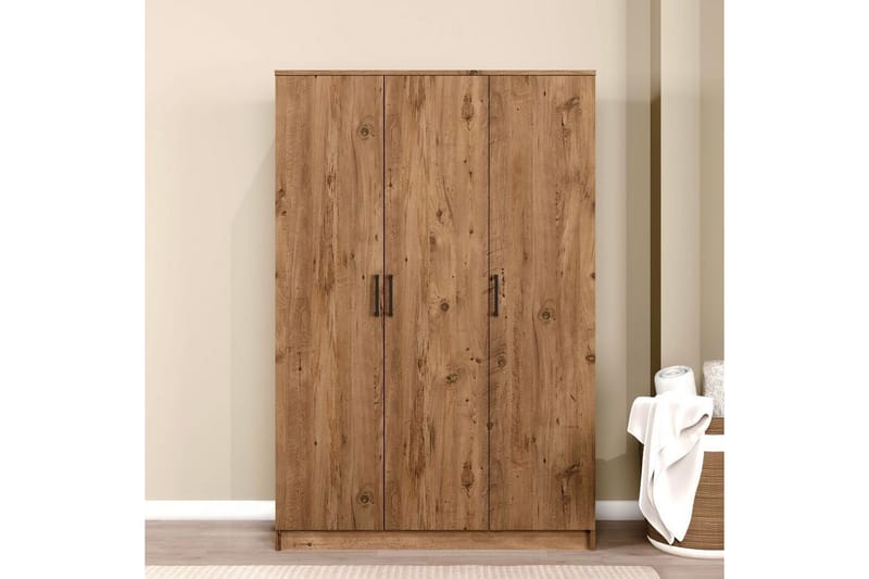 Olera Garderobsskåp 120x180 cm - Natur - Förvaring - Klädförvaring - Garderob & garderobssystem