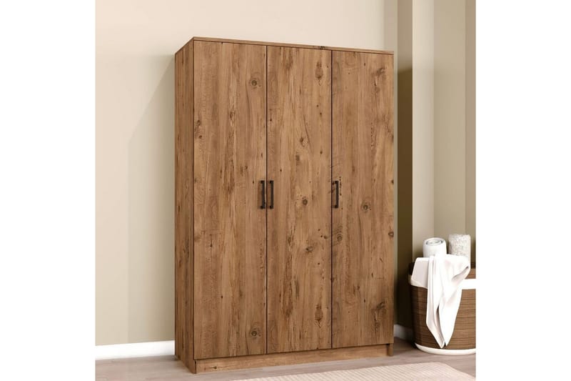 Olera Garderobsskåp 120x180 cm - Natur - Förvaring - Klädförvaring - Garderob & garderobssystem