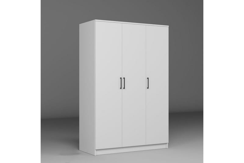 Olera Garderobsskåp 120x180 cm - Vit - Förvaring - Klädförvaring - Garderob & garderobssystem - Klädskåp & fristående garderob