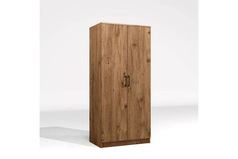 Olera Garderobsskåp 80x180 cm - Natur - Förvaring - Klädförvaring - Garderob & garderobssystem - Klädskåp & fristående garderob