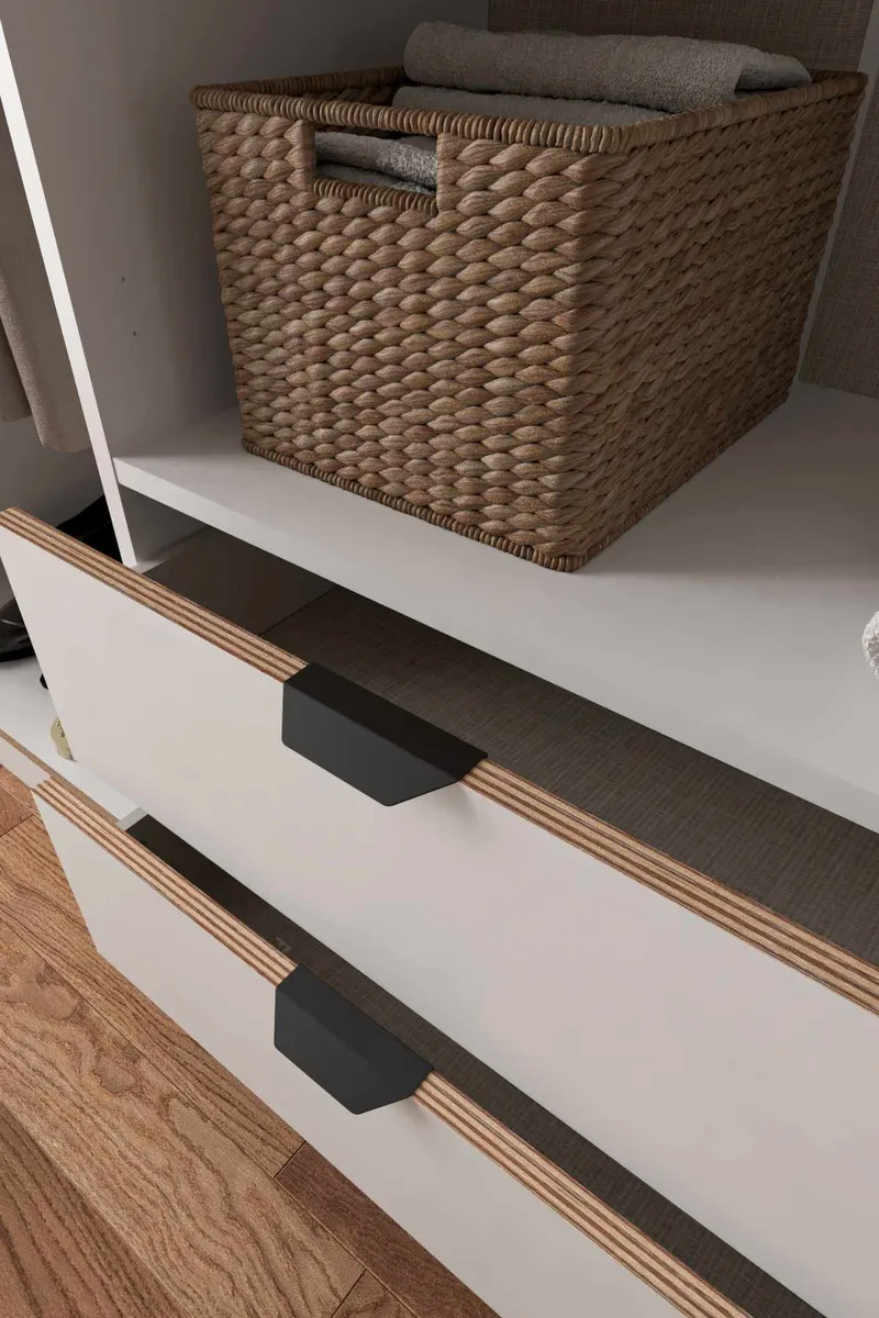 Olyros Garderob 190x182 cm - Vit - Förvaring - Klädförvaring - Garderob & garderobssystem - Klädskåp & fristående garderob